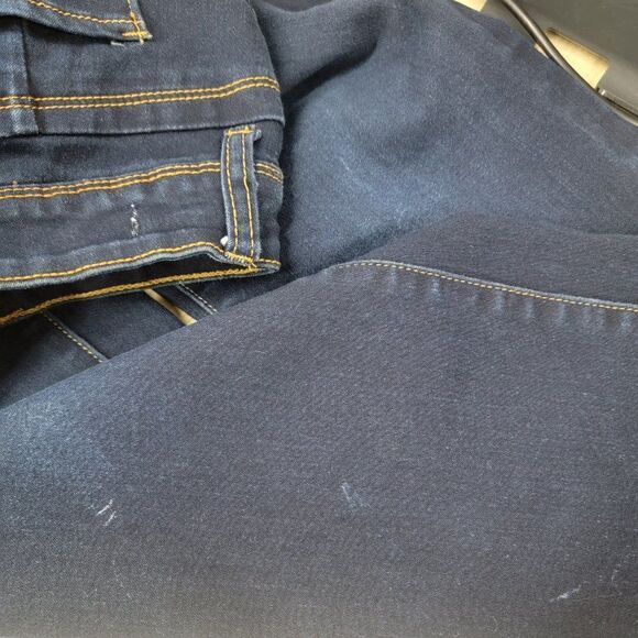 Vigoss VGS Dark Wash Skinny Cropped Denim Jeans - Picture 12 of 14